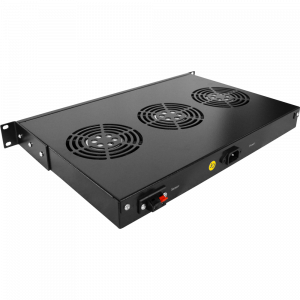 19" fan unit with thermostat